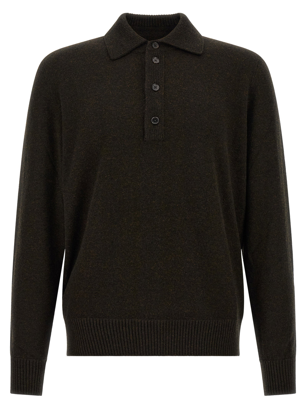 Zegna Wool And Cashmere Polo Shirt