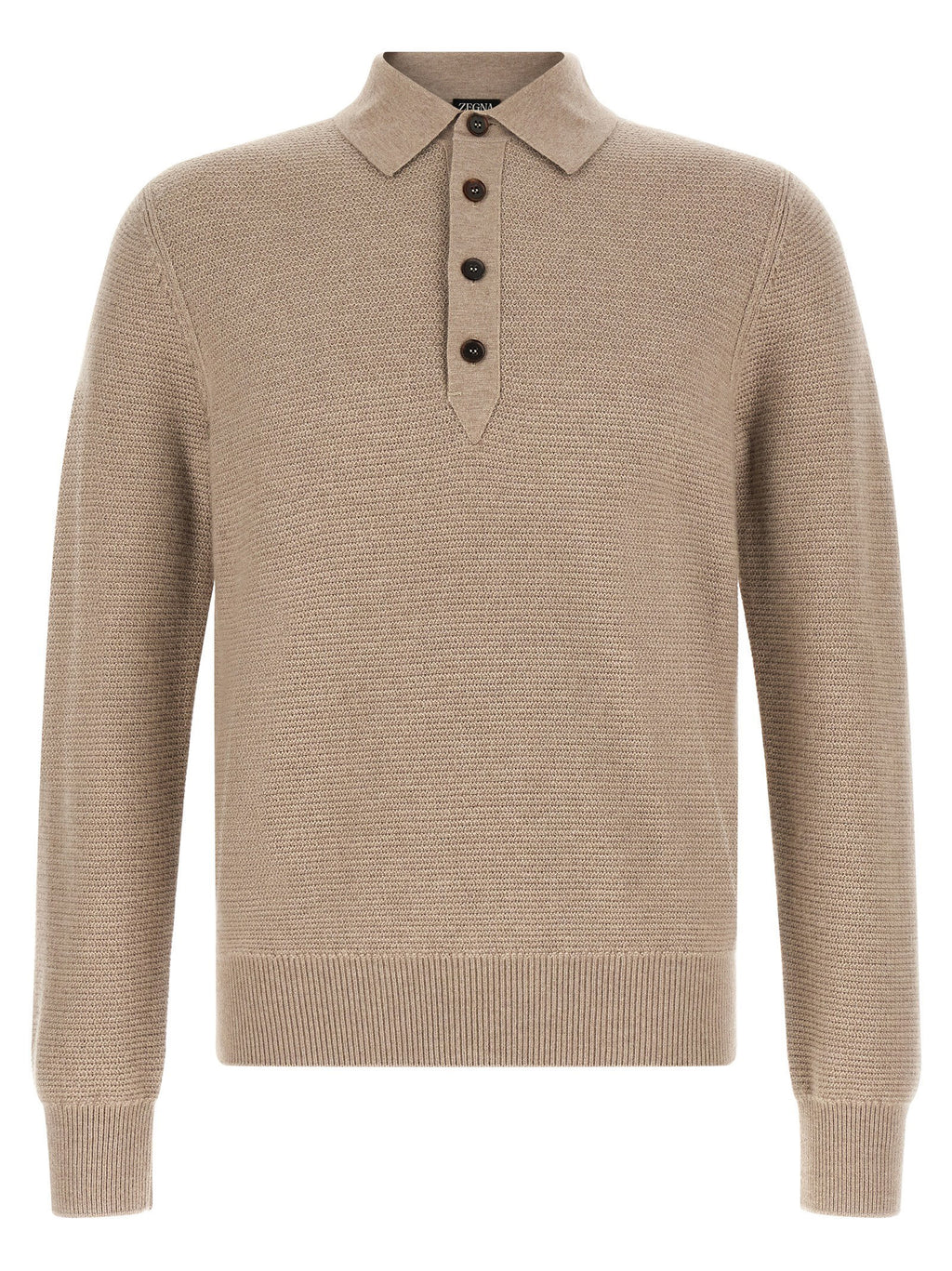 Zegna Polo Shirt Oasi Cashmere Beige Zegna