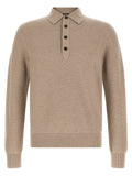 Zegna Polo Shirt Oasi Cashmere Beige Zegna