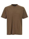 Brioni Brown Cotton T-shirt Brioni