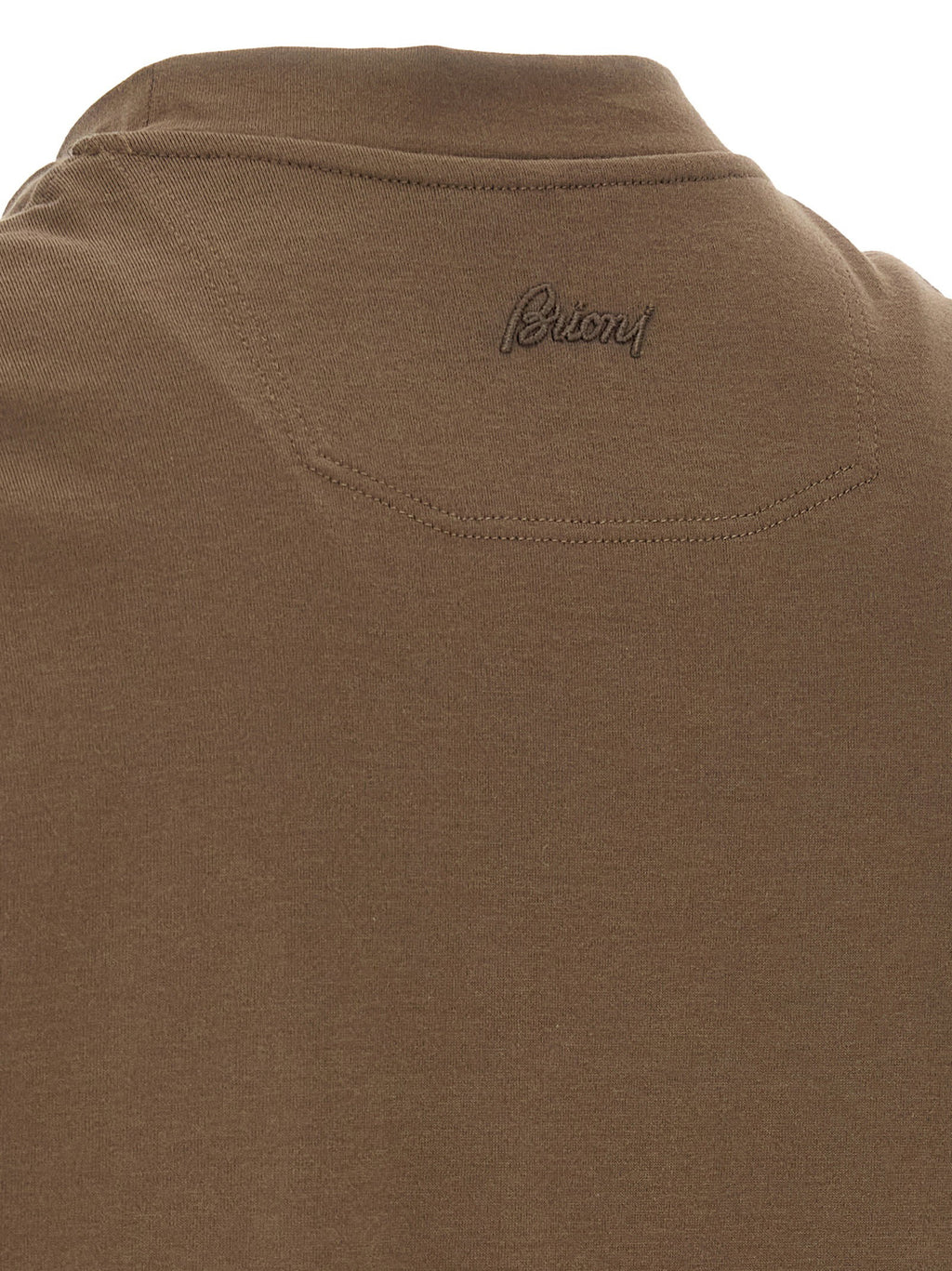 Brioni Brown Cotton T-shirt Brioni