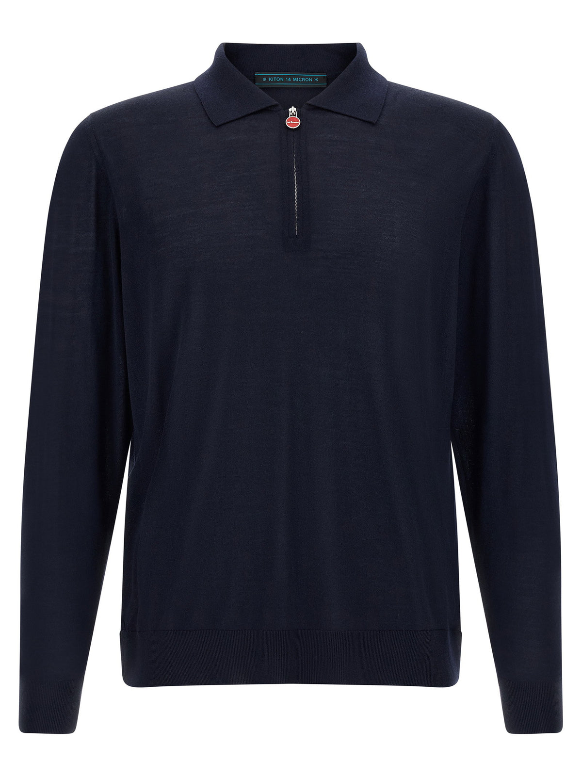 Kiton Wool Polo Shirt 14 Microns