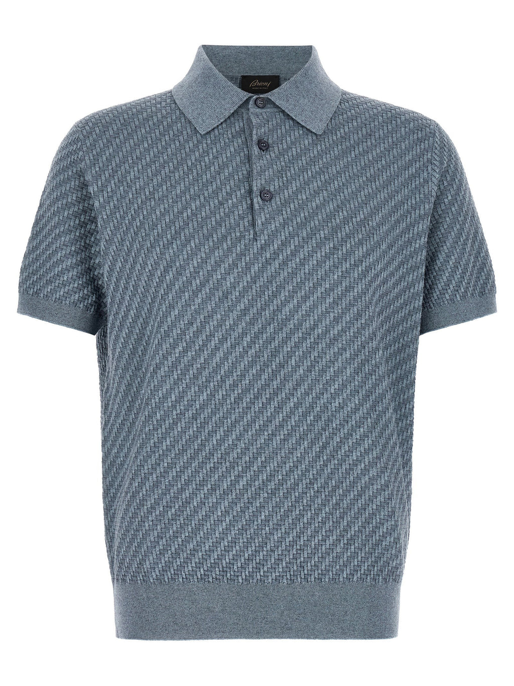 Brioni Trama Weaving Polo