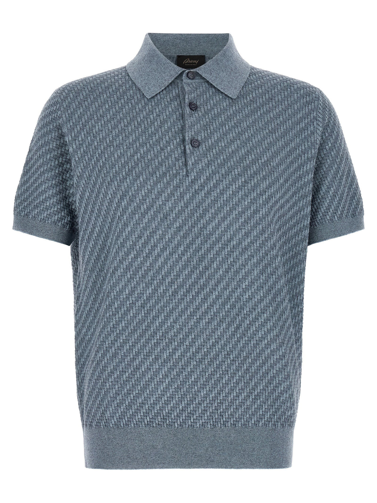 Brioni Trama Weaving Polo