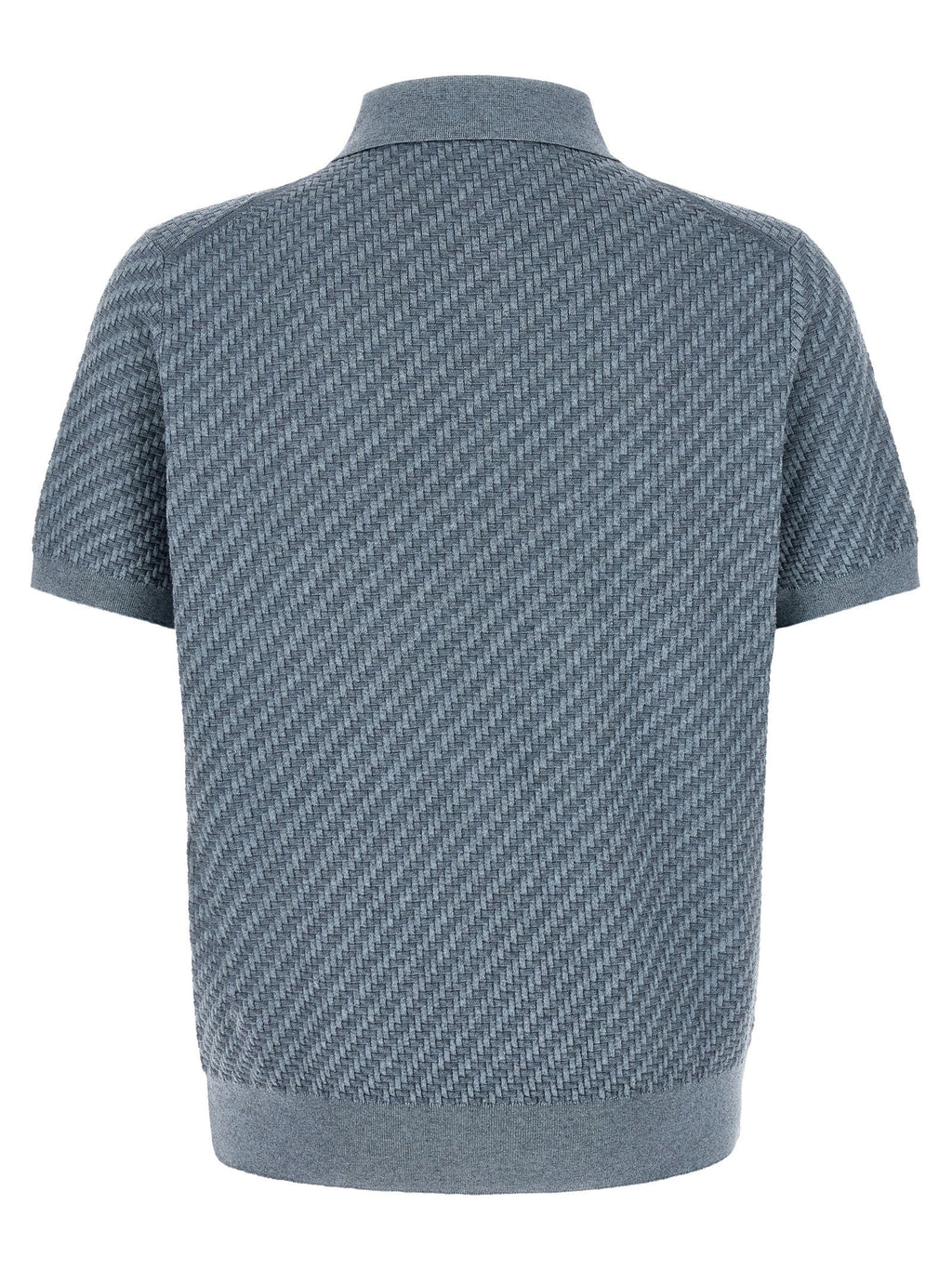 Brioni Trama Weaving Polo