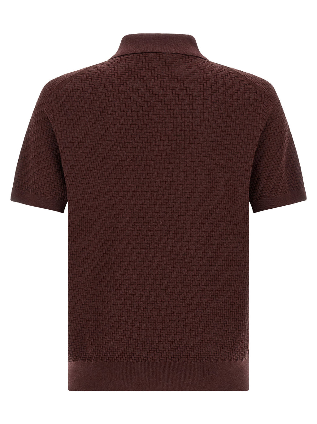 Brioni Trama Weaving Polo