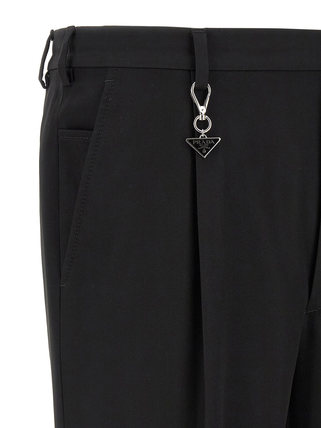 Prada Logo Keyring Pants
