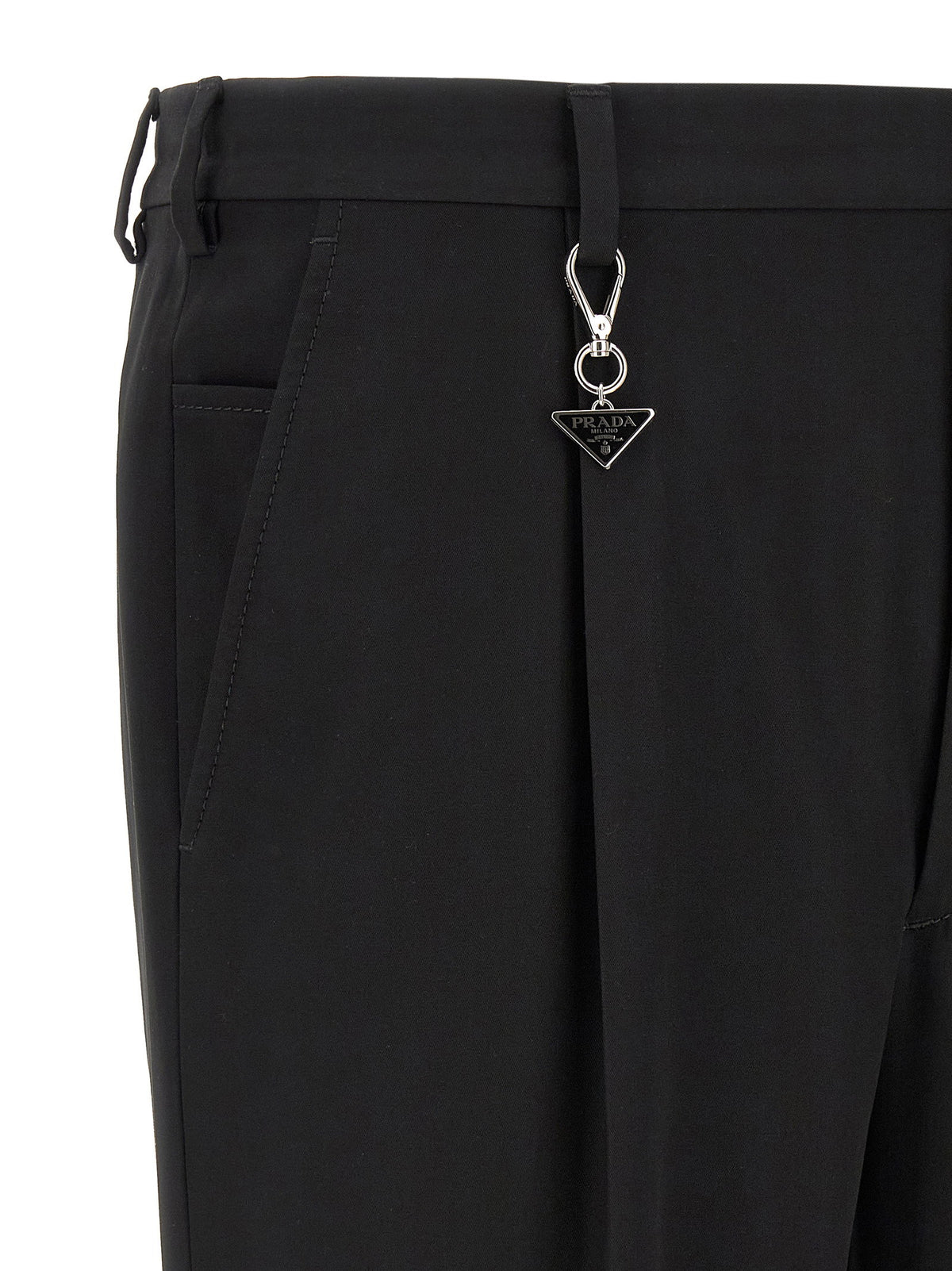 Prada Logo Keyring Pants