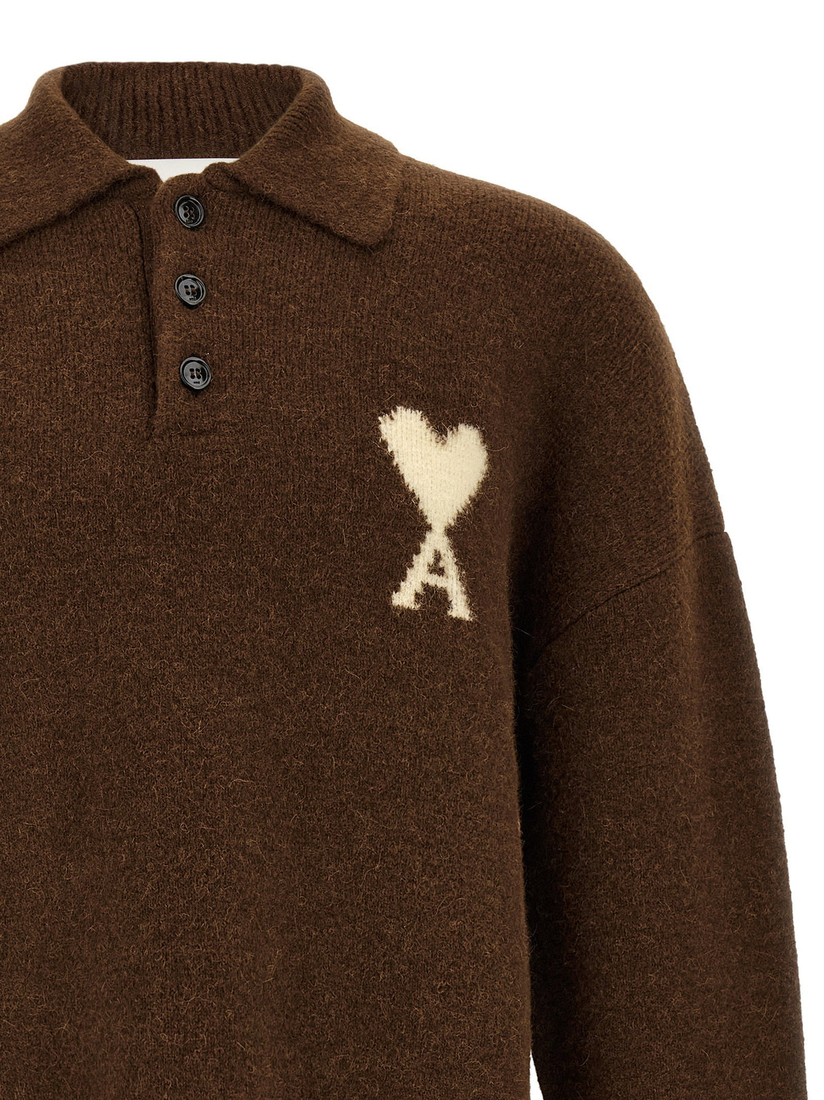 Ami Paris Ami De Coeur Polo Shirt Ami Paris
