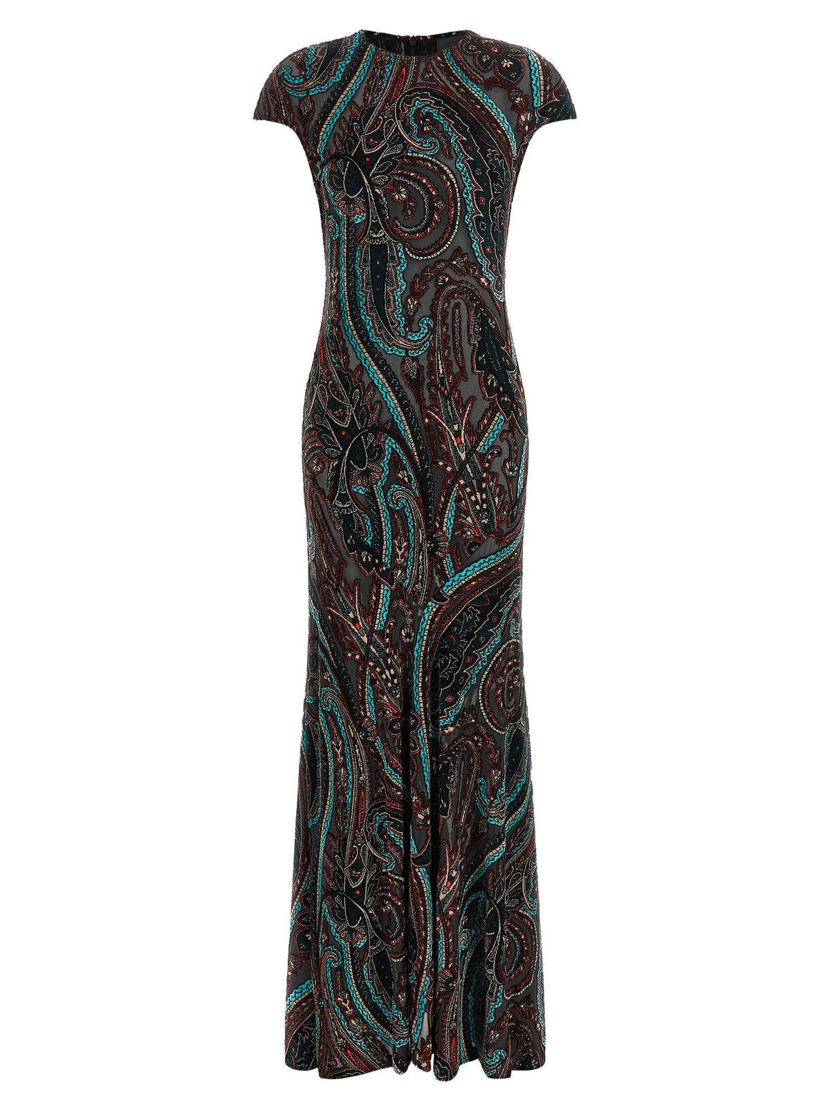 Etro Devoré Velvet Dress
